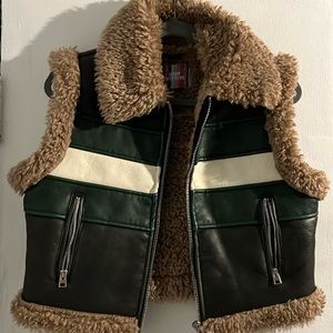 Urban Outfitters leather vest